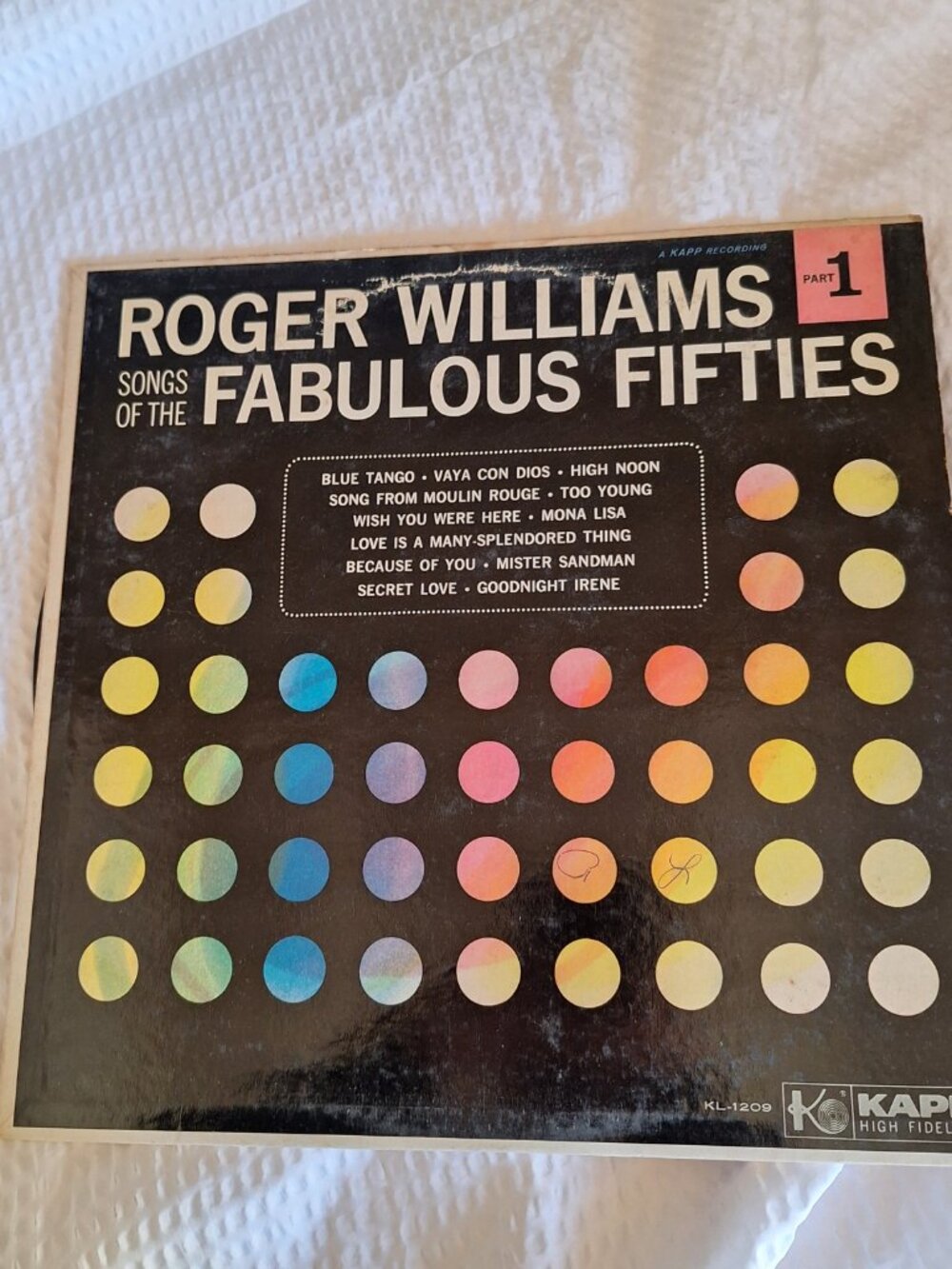 roger williams songs of the fabulous fifties lp record